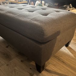 Gray Ottoman