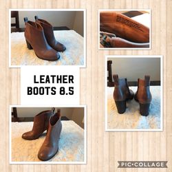 Women 8.5 Leather Boots