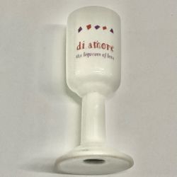 Di Amore The Liqueurs of Love Ceramic Footed Shot Glass