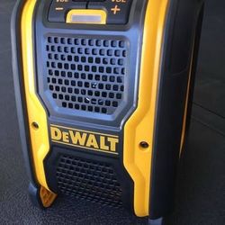 DeWALT Brand New 20V Bluetooth Boom Box Wall Adapter Included