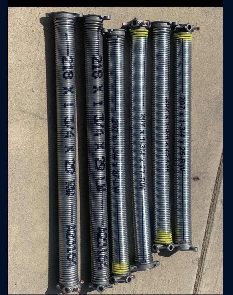 New Garage Door Springs