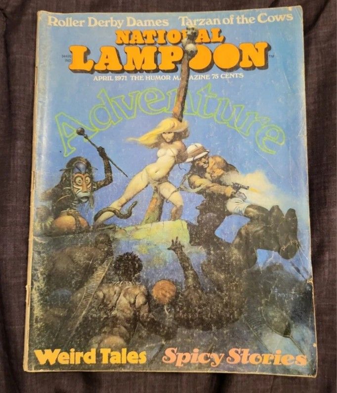 Vintage 1970's National Lampoon Magazines Lot of 4