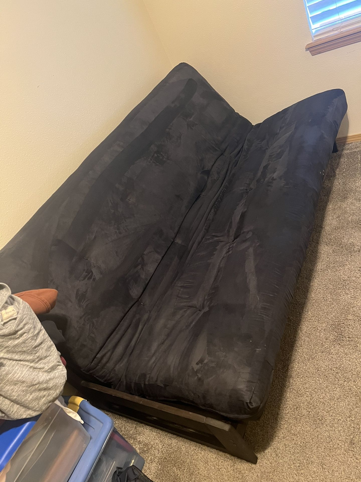 Black futon
