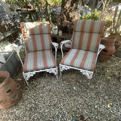 Patio Chairs W/ Cushions