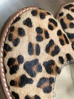 knee length dresses for ladies Coco Leopard Print Toddler Squeaky Shoe main image 0