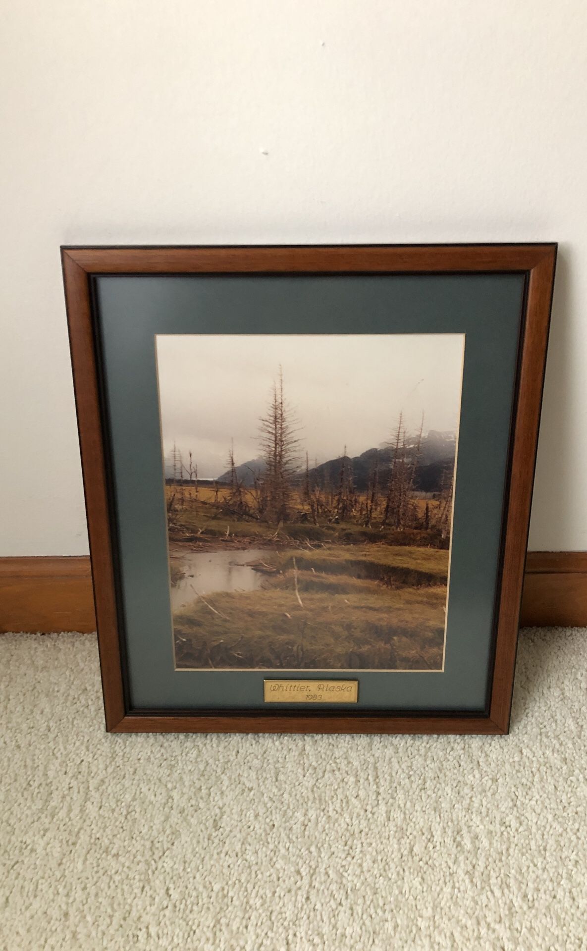 Framed photo Whittier, Alaska