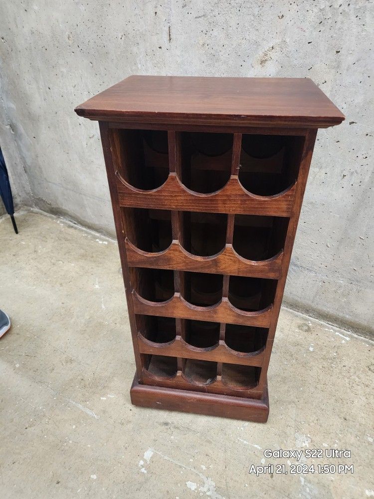 Cherry Wood Wine Rack