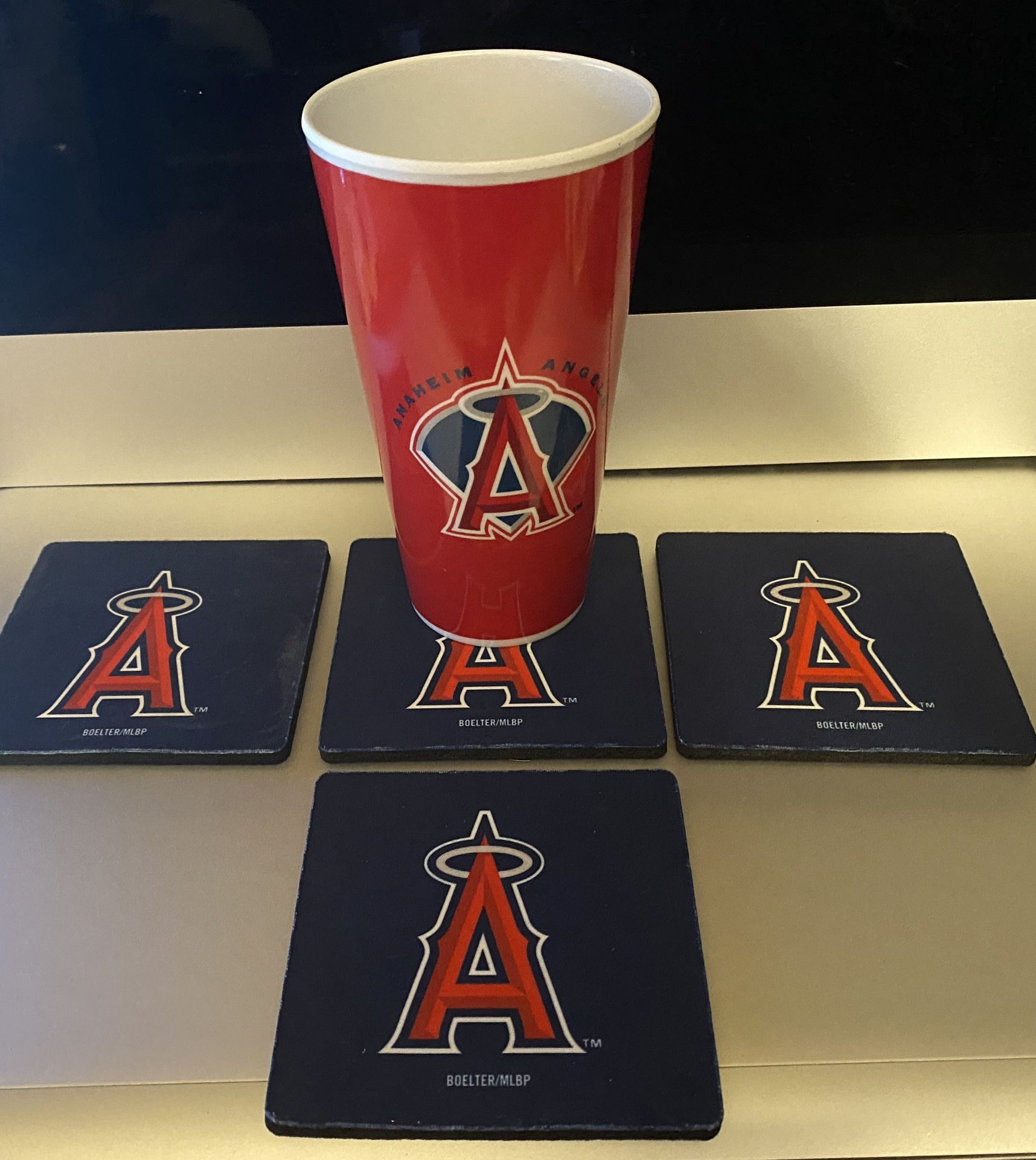 4 Angels Drink Coasters and an Angels Tumbler? I’m not kidding!