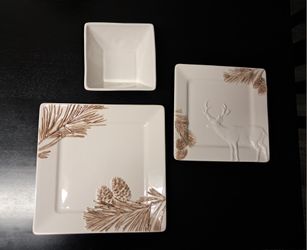 3PC ST. NICHOLAS SQUARE For CHRISTMAS