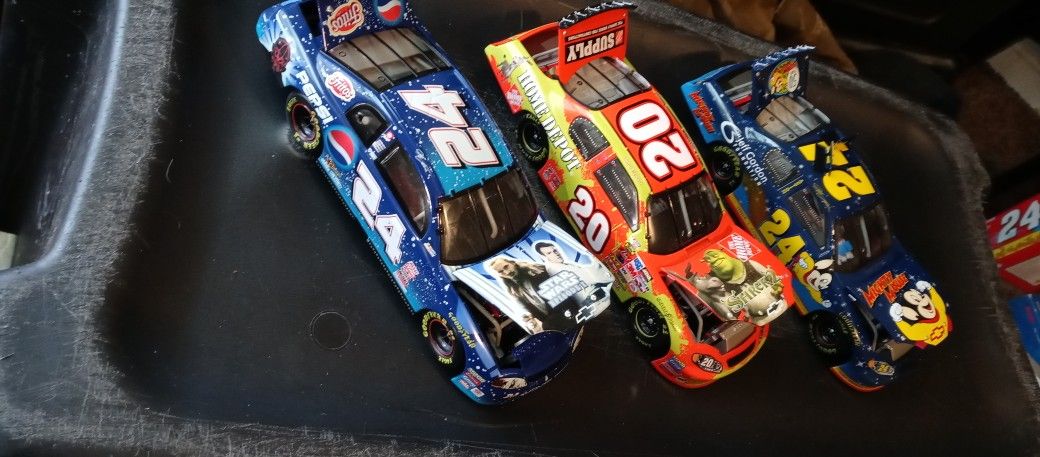 Nascar Elmo..Mighty Mouse... Cookie Monster Shrek 2  Big. Bird.....