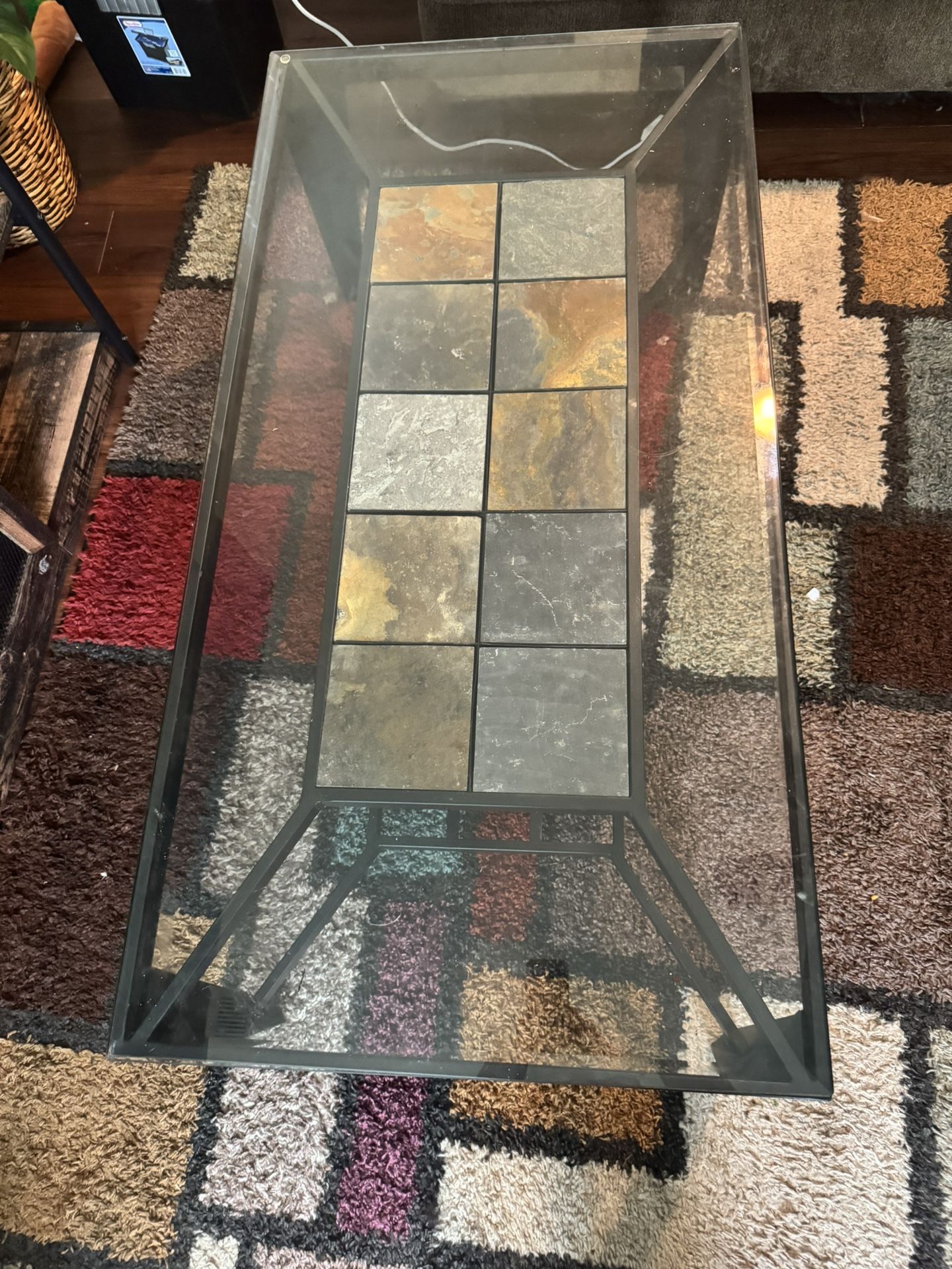 Coffee table and two end tables
