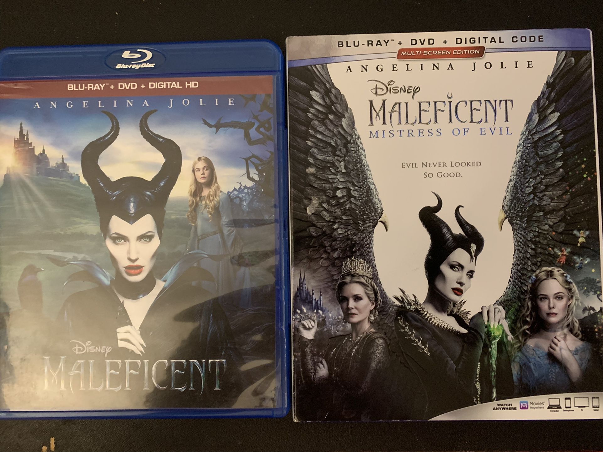 overførsel blomst Den aktuelle MALEFICENT 2-Movie Collection (Blu-Ray + DVD) for Sale in Coppell, TX -  OfferUp