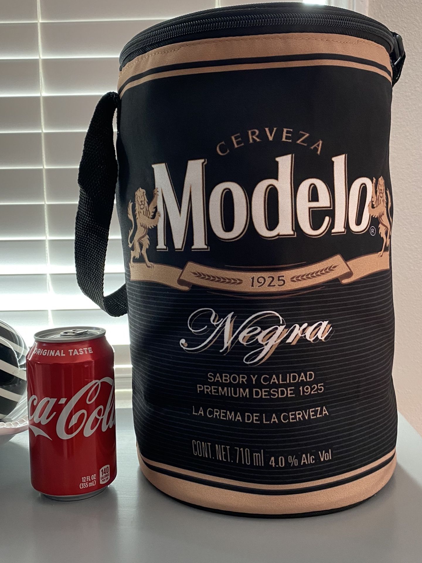 Modelo Beer cooler bag, brand new.