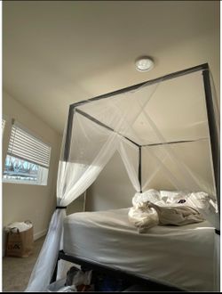Bed With Frame ( Bedding Not Included)