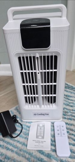 NEW PORTABLE INDOOR OSCILLATING FAN WITH 4 SPEED AND MIST