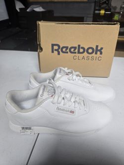Reebok Princess Women’s White Sneakers Wide D – Size 9.5, New in Box