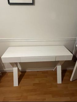 White desk