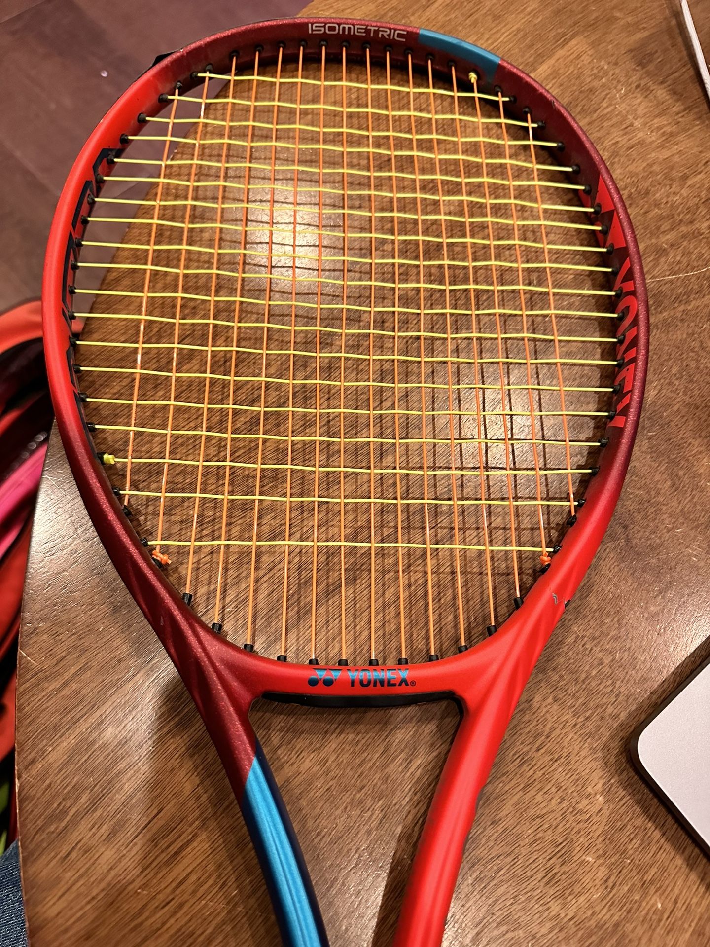 Yonex Vcore 98 Tennis Racquet As Is Condition Slight Paint Gone And Crack Near Throat