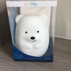 NEW! LumiPets  Bear Night Light with Remote