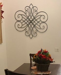 Large Hobby Lobby Metal Wall Decor – 36” x 32”