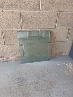 Custom-made 2 Glass Sheets. 18.5” x 17” x 3/8”. New. $35 Or Best Offer. Great bargain!