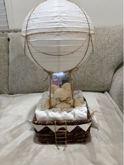 Baby Shower Gift Hot Air Balloon Diaper Cake