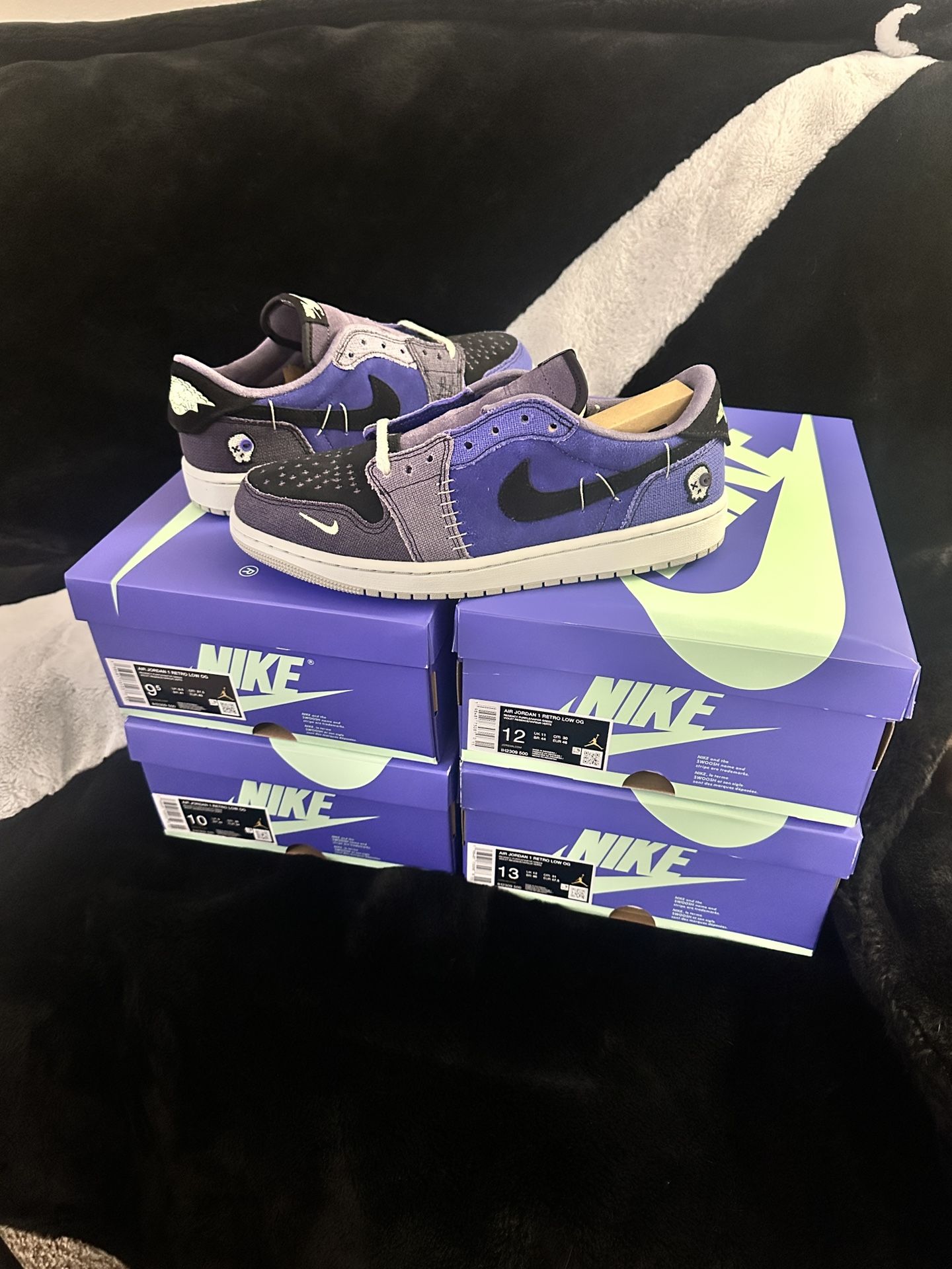 Men Jordan Retro 1 Low Zion Voodoo