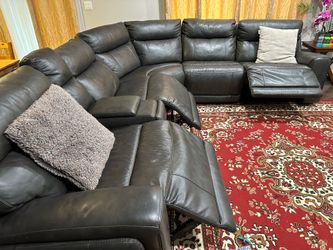 Costco Leather recliner sectional