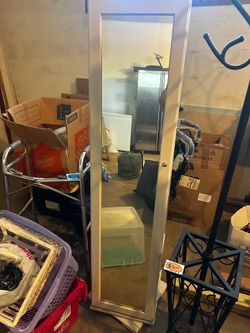 Mirrored Jewelry Cabinet