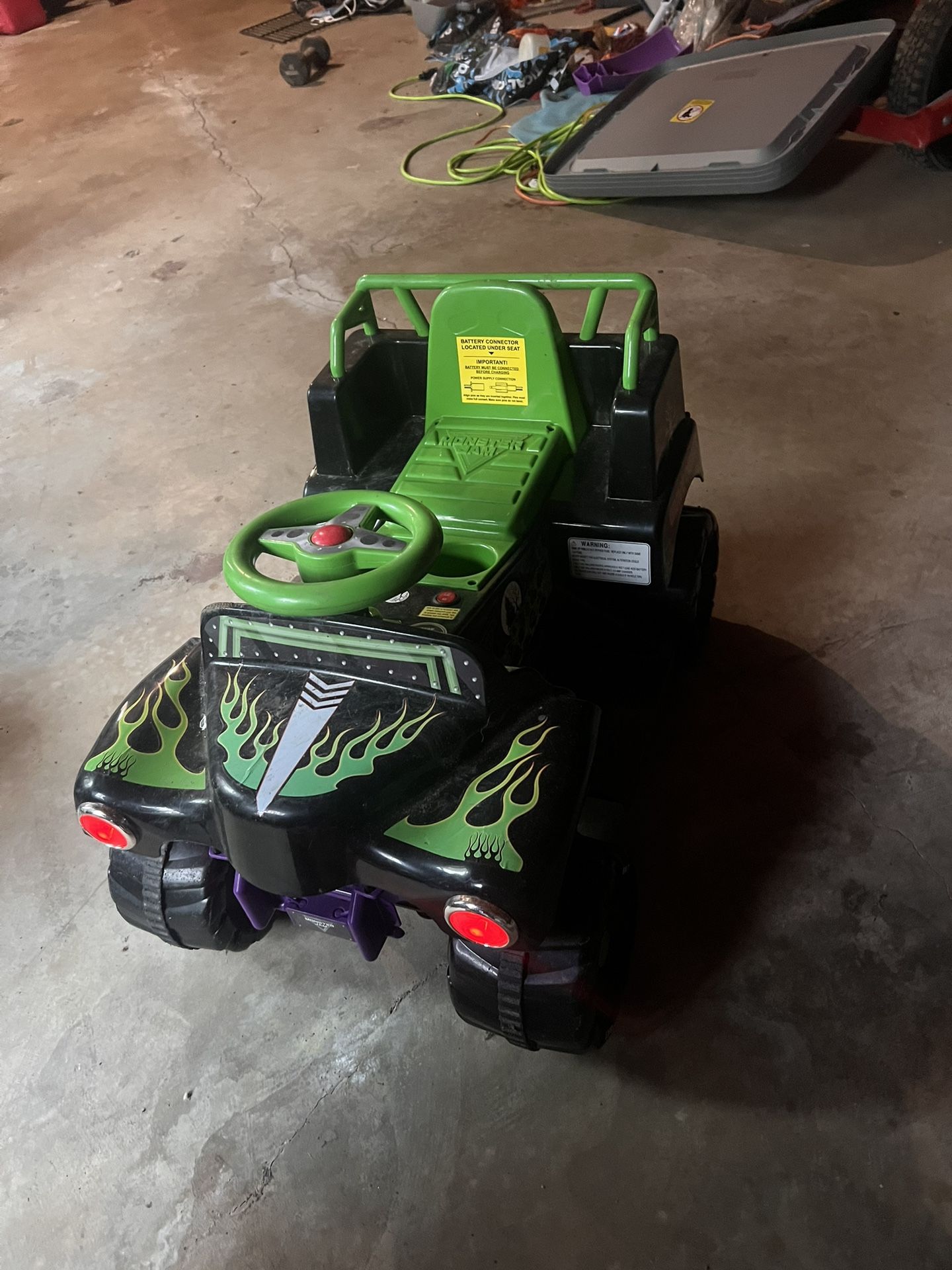 Children Gravedigger Monster Jam Truck
