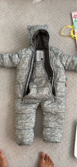 Baby Gap Snowsuit One-Piece with Bear Ears Hood