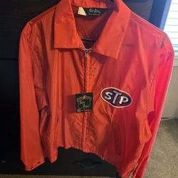 Vintage 1960's Racing 🏁 Jacket Men's STP Patches Windbreaker (L) Size $10.00