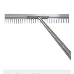 Life Time Rigid Light Weight Aluminum Rake Can Be Used For Gardening Or Construction. Goes For $105. Reduced From $50