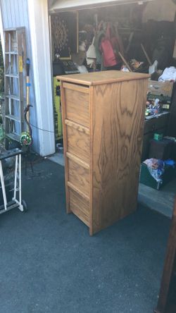 Mid-century dresser solid wood Mid-century dresser USA solenoid Filing Cabinet