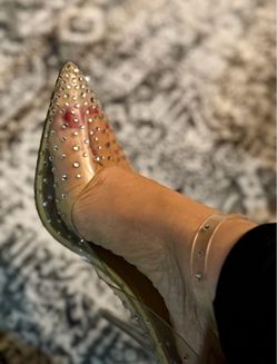 Mika transparent heels 8.5