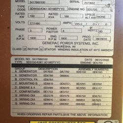 150 KVA Diesel Generator