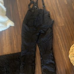 Sport Essentials Clean Black Snowboard Overalls