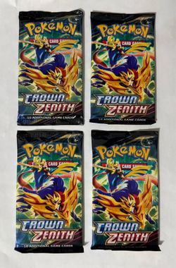 Pokemon Crown Zenith booster packs [Lot of 4]