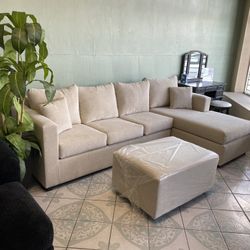 Cream Sectional ¡¡Brand New In Stock!!
