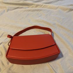Orange Clutch Purse