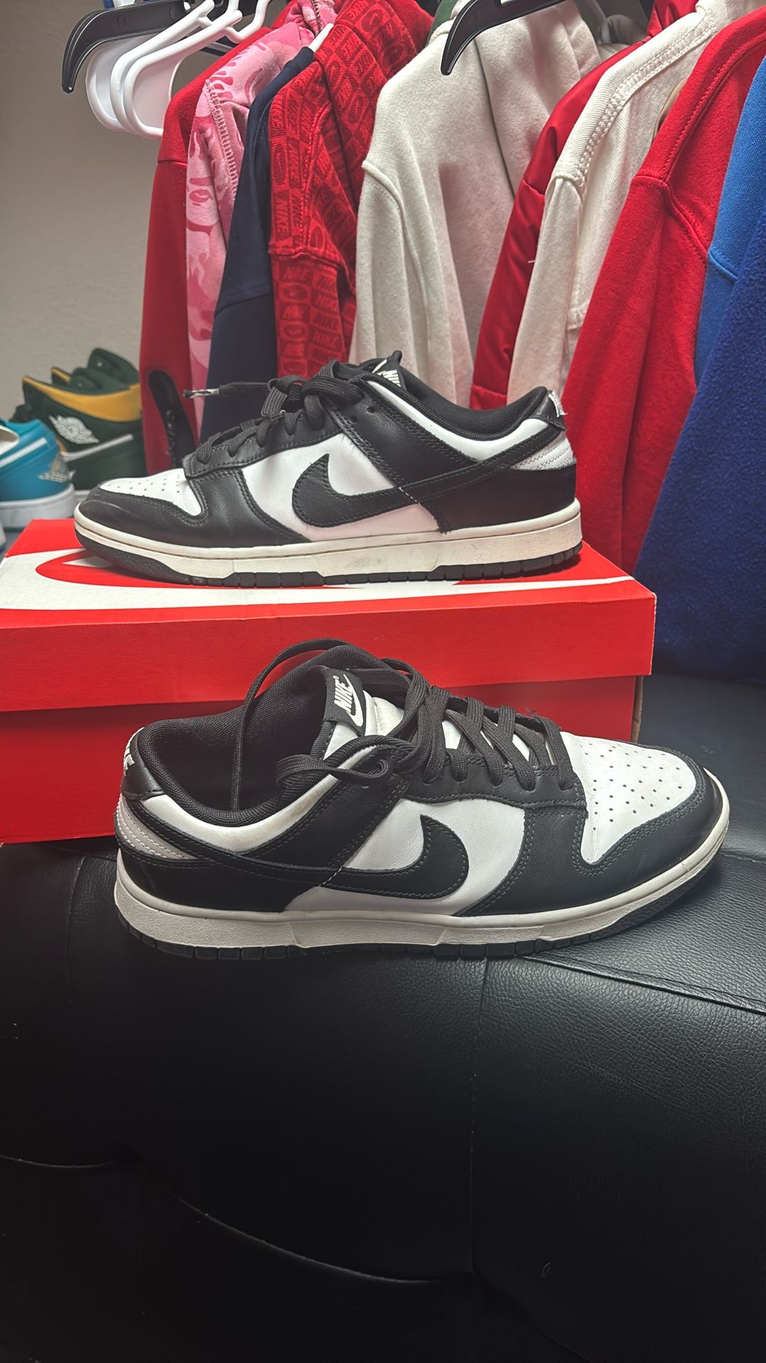nike panda dunks size 9.5 - worn once