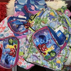 3 New Back Pack + 3 Kid Purses