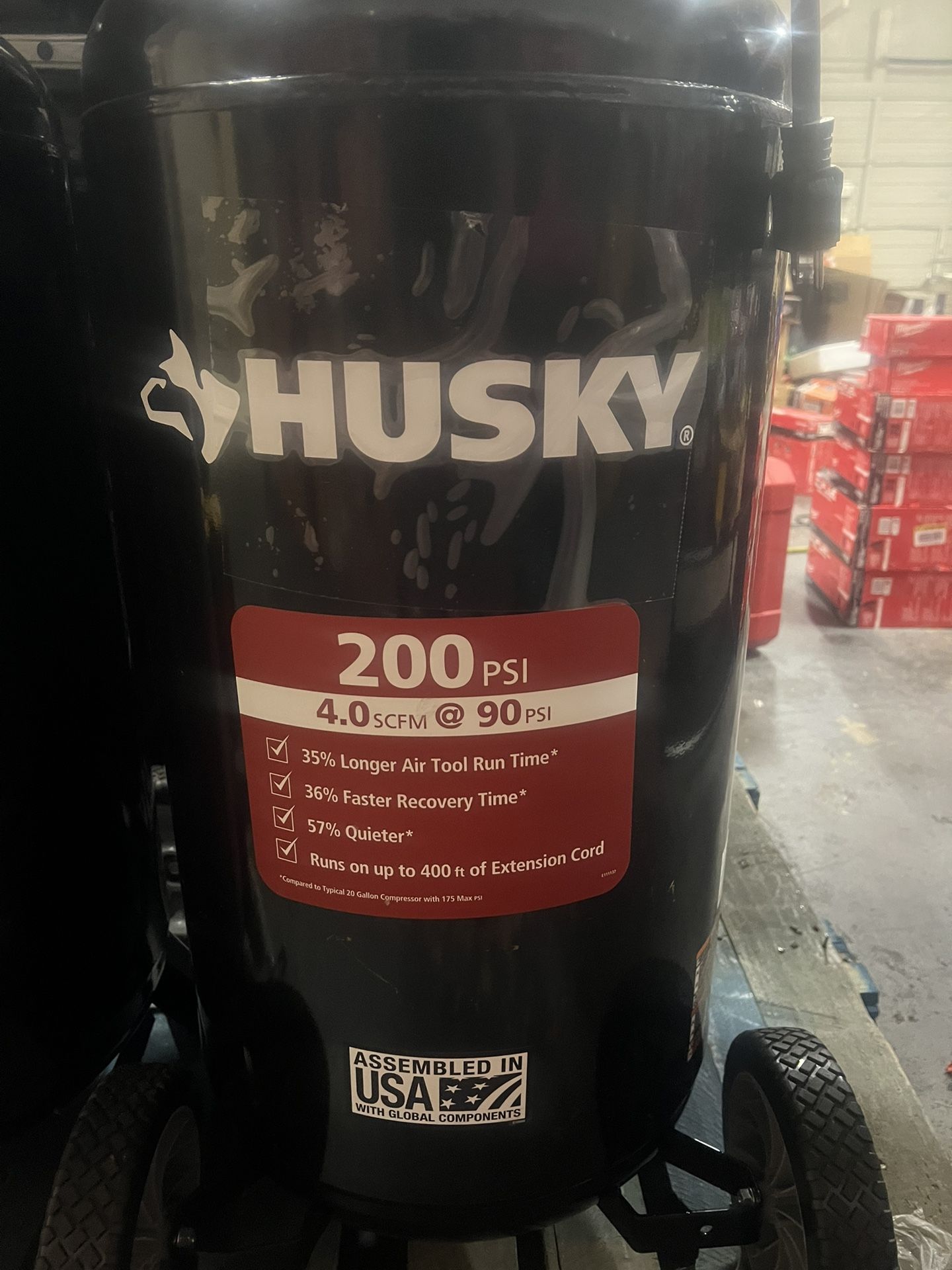 27 Gallon Husky Air Compressor