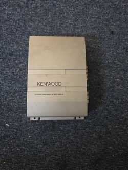 Old School Kenwood KAC-624 Car Amplifier 2-Channel