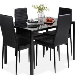Modern Kitchen Table, 4 Chairs 