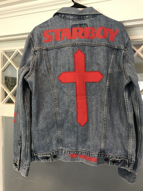 The Weeknd XO Starboy LEVI'S DENIM JACKET. Medium. Sold Out!!!