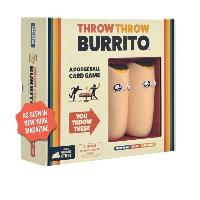 BNIB Throw Throw Burrito Active Board Game