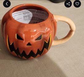 Disney Store Halloween Pumpkin Ceramic Mug