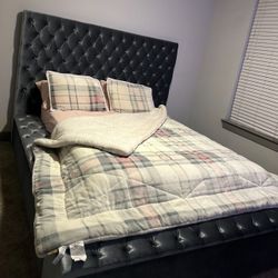 Bed, Sofa and Coffee Table