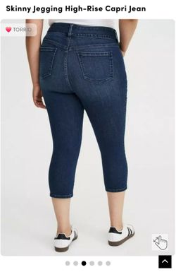 Torrid cropped jeans